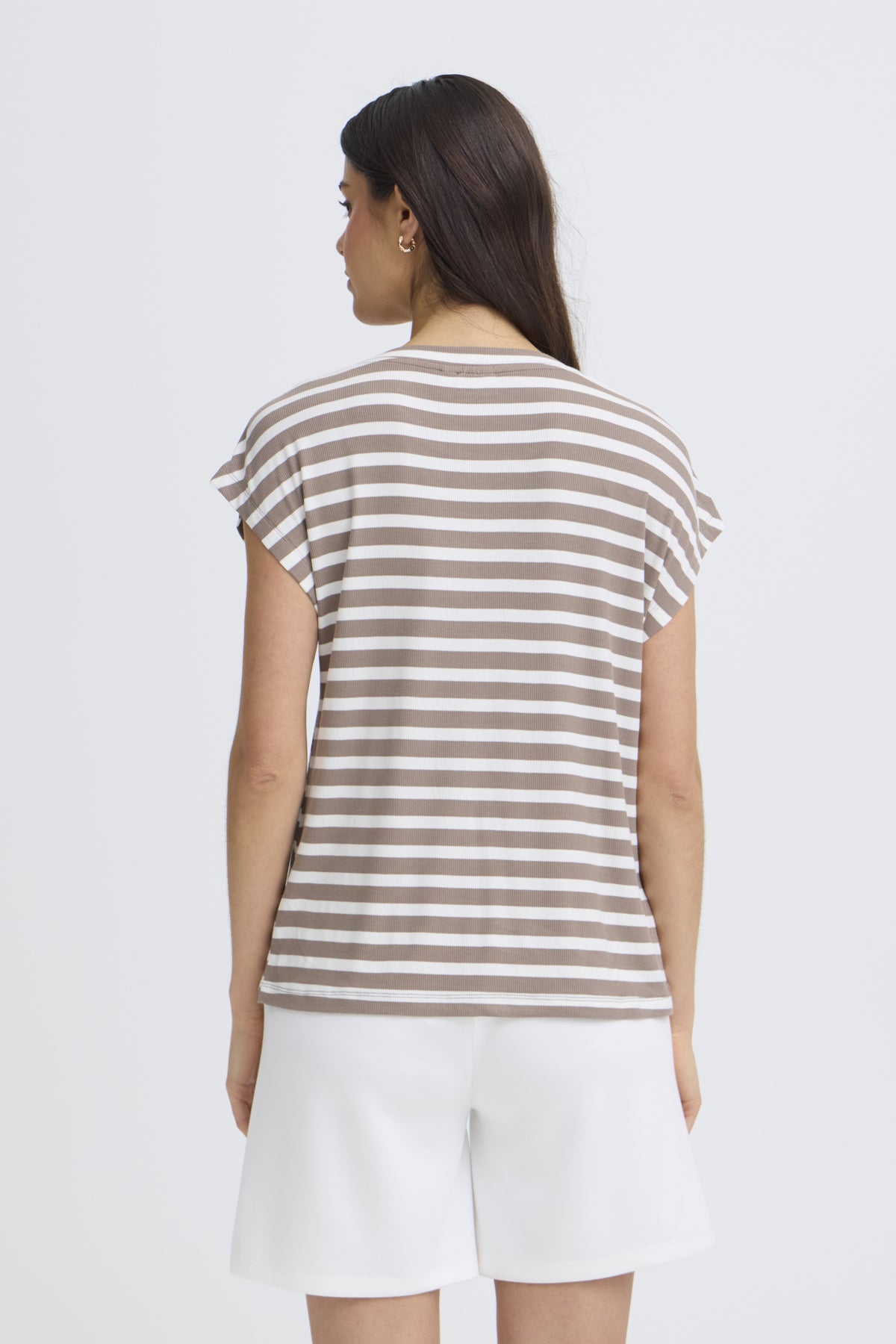 Fransa FRCANO TEE 1,  MOUNTAIN STRIPE