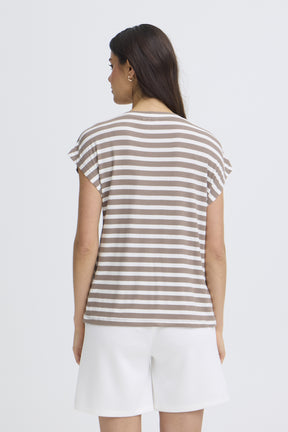 Fransa FRCANO TEE 1,  MOUNTAIN STRIPE