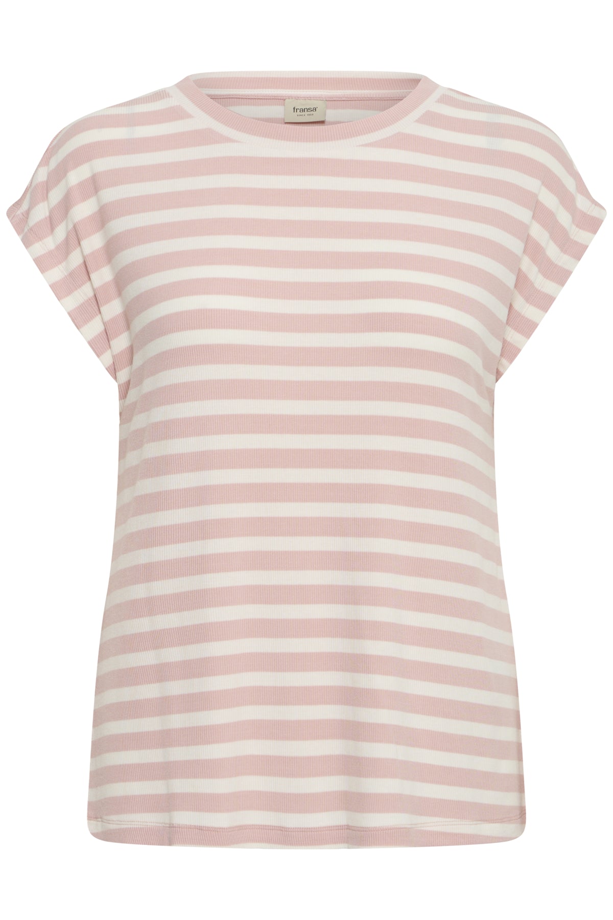 Fransa FRCANO TEE 1,  LOTUS STRIPE