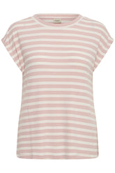 Fransa FRCANO TEE 1,  LOTUS STRIPE