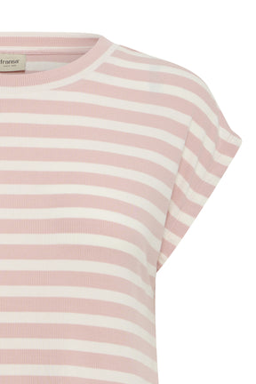 Fransa FRCANO TEE 1,  LOTUS STRIPE