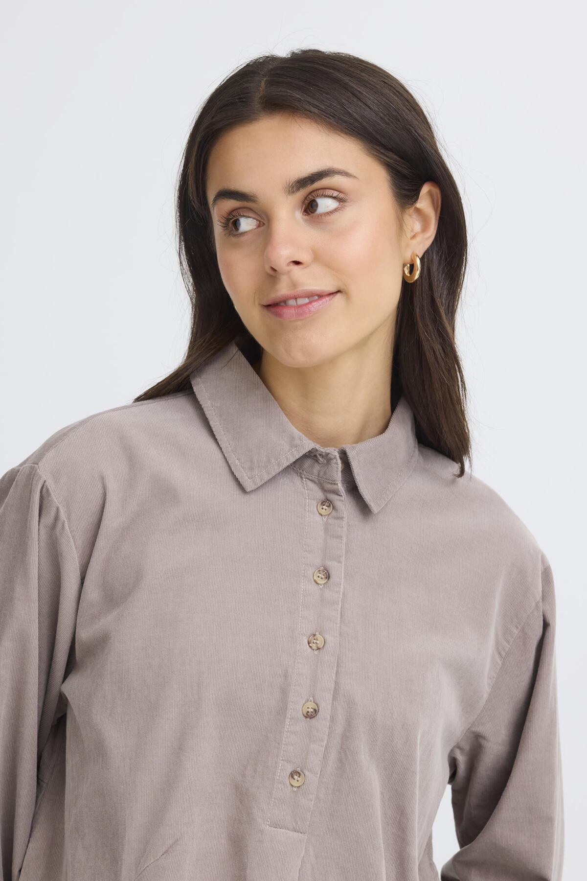 Fransa FRCORY DRESS 2, MOON ROCK