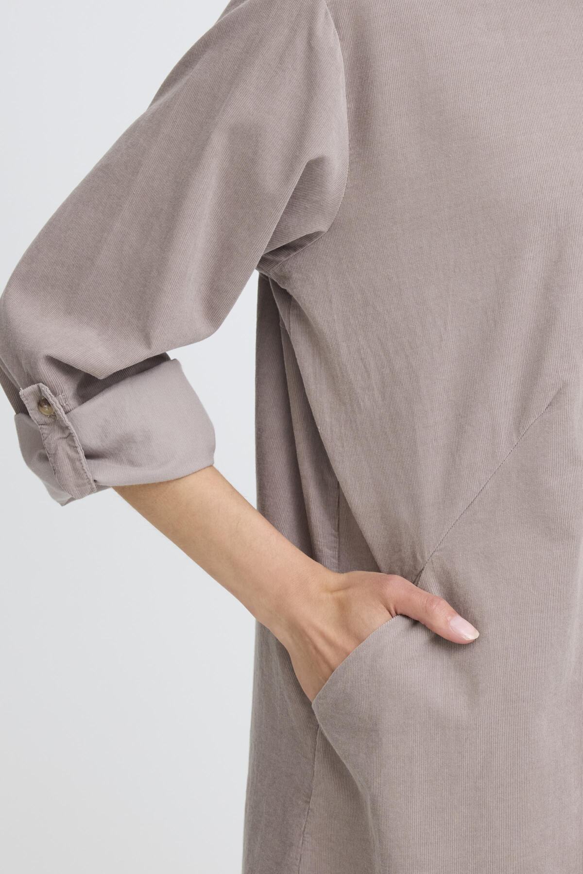 Fransa FRCORY DRESS 2, MOON ROCK