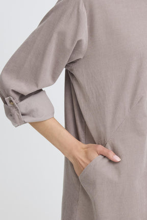 Fransa FRCORY DRESS 2, MOON ROCK