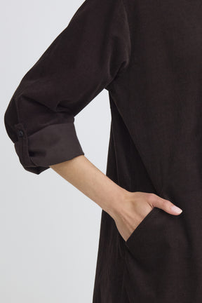 Fransa FRCORY DRESS 2, CHOCOLATE TORTE