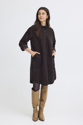 Fransa FRCORY DRESS 2, CHOCOLATE TORTE