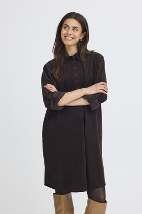 Fransa FRCORY DRESS 2, CHOCOLATE TORTE