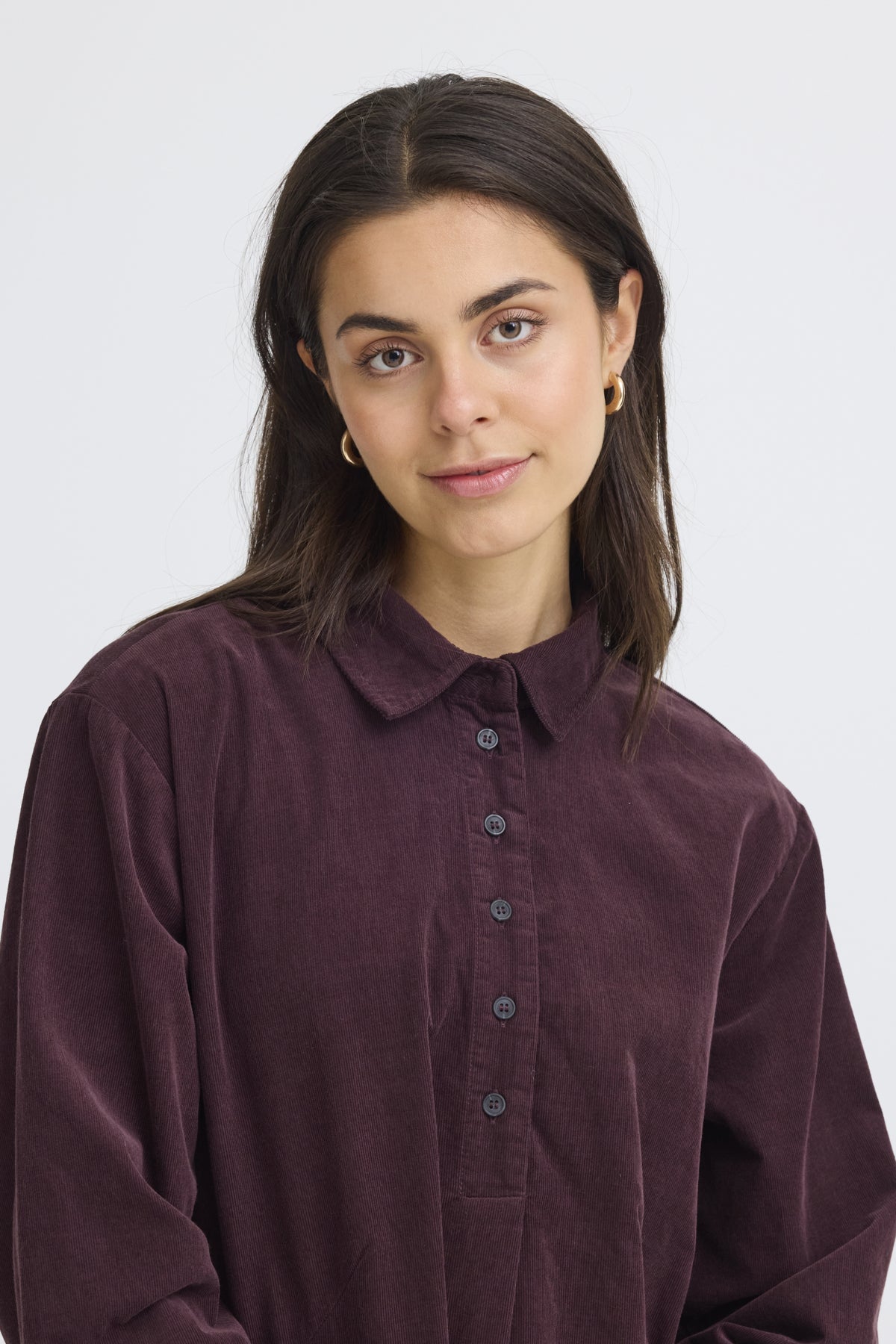 Fransa FRCORY DRESS 2, FUDGE