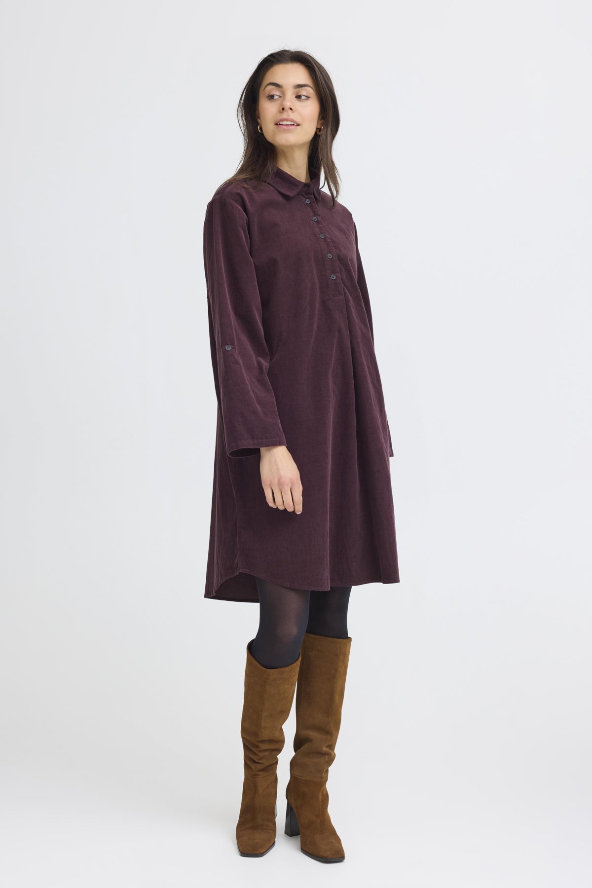 Fransa FRCORY DRESS 2, FUDGE