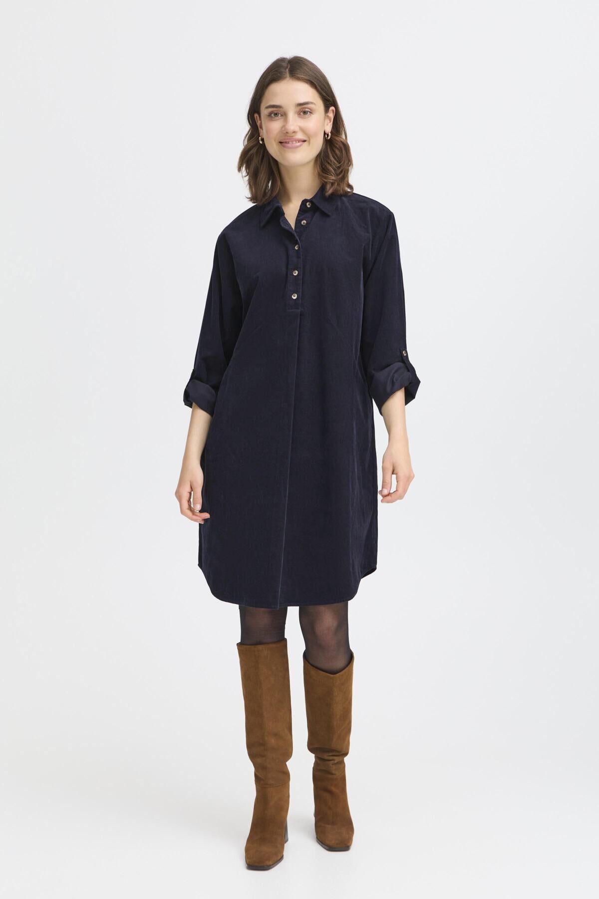 Fransa FRCORY DRESS 2, NIGHT SKY