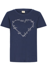Fransa FRSURI TEE 1, Navy Blazer mix