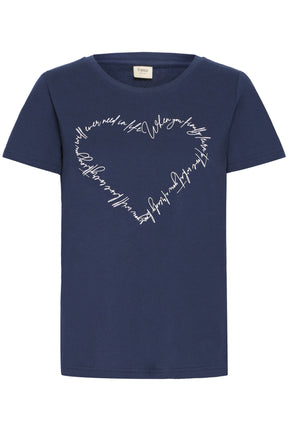Fransa FRSURI TEE 1, Navy Blazer mix