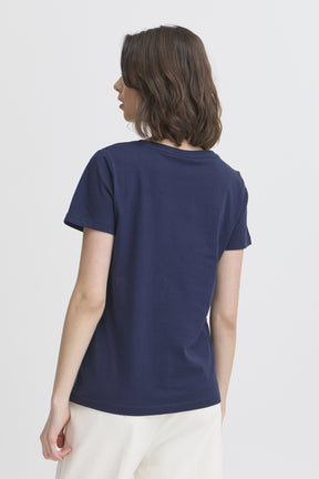 Fransa FRSURI TEE 1, Navy Blazer mix