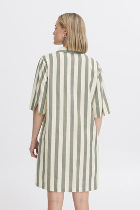 Fransa  FRMADDIE DRESS 4, Agave Green mix