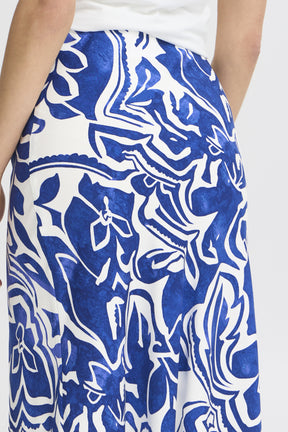 Fransa FRLOREN SKIRT 1, Blue Iolite art