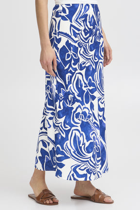 Fransa FRLOREN SKIRT 1, Blue Iolite art