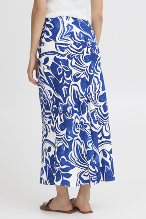 Fransa FRLOREN SKIRT 1, Blue Iolite art