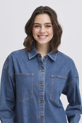 Fransa FRVOCUT JACKET 2, True Blue Denim