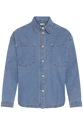 Fransa FRVOCUT JACKET 2, Light blue denim