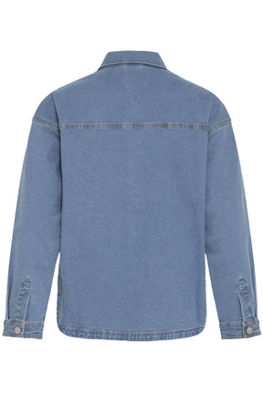 Fransa FRVOCUT JACKET 2, Light blue denim