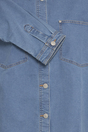 Fransa FRVOCUT JACKET 2, Light blue denim
