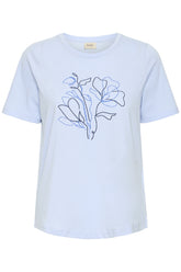 Fransa FRALLI TEE 2, Cashmere Blue mix