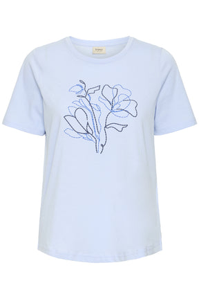 Fransa FRALLI TEE 2, Cashmere Blue mix