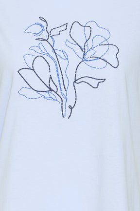 Fransa FRALLI TEE 2, Cashmere Blue mix