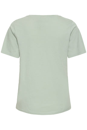 Fransa FRALLI TEE 2, Iceberg Green mix