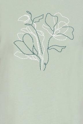 Fransa FRALLI TEE 2, Iceberg Green mix