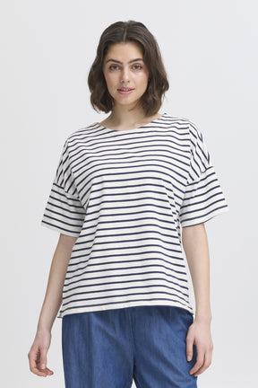 Fransa FRSIVA TEE 7, Navy Blazer mix
