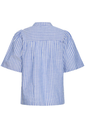 Fransa FRBONNIE BLOUSE 2, Navy Blazer Melange Stripes