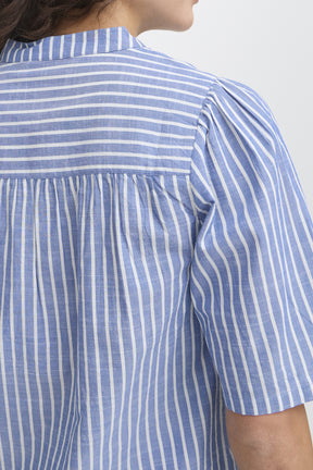 Fransa FRBONNIE BLOUSE 2, Navy Blazer Melange Stripes