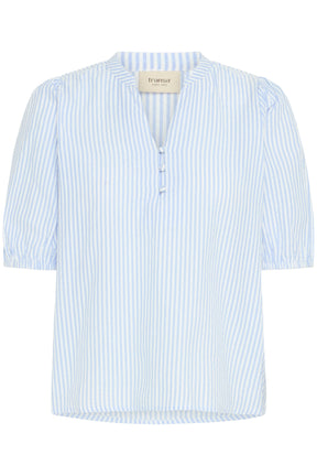 Fransa FrCayla Blouse 1, Cashmere Blue Stripes