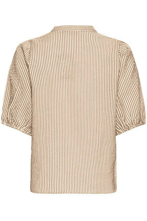 Fransa FrCayla Blouse 1, Silver Mink Stripes