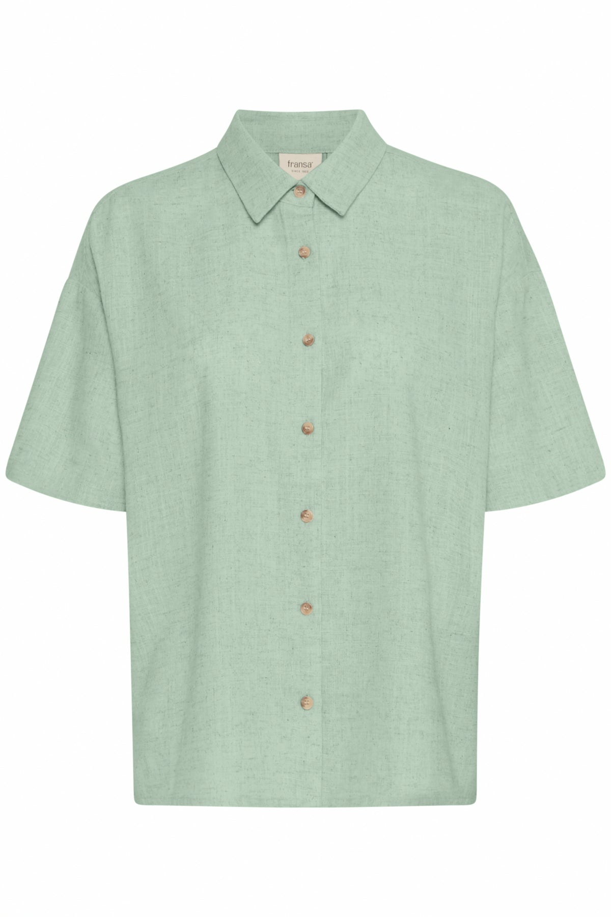Fransa FRJUNA SHIRT 2, Iceberg Green
