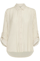 Fransa FRALYSSA SHIRT 1, Silver Mink stripes