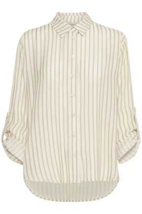 Fransa FRALYSSA SHIRT 1, Silver Mink stripes