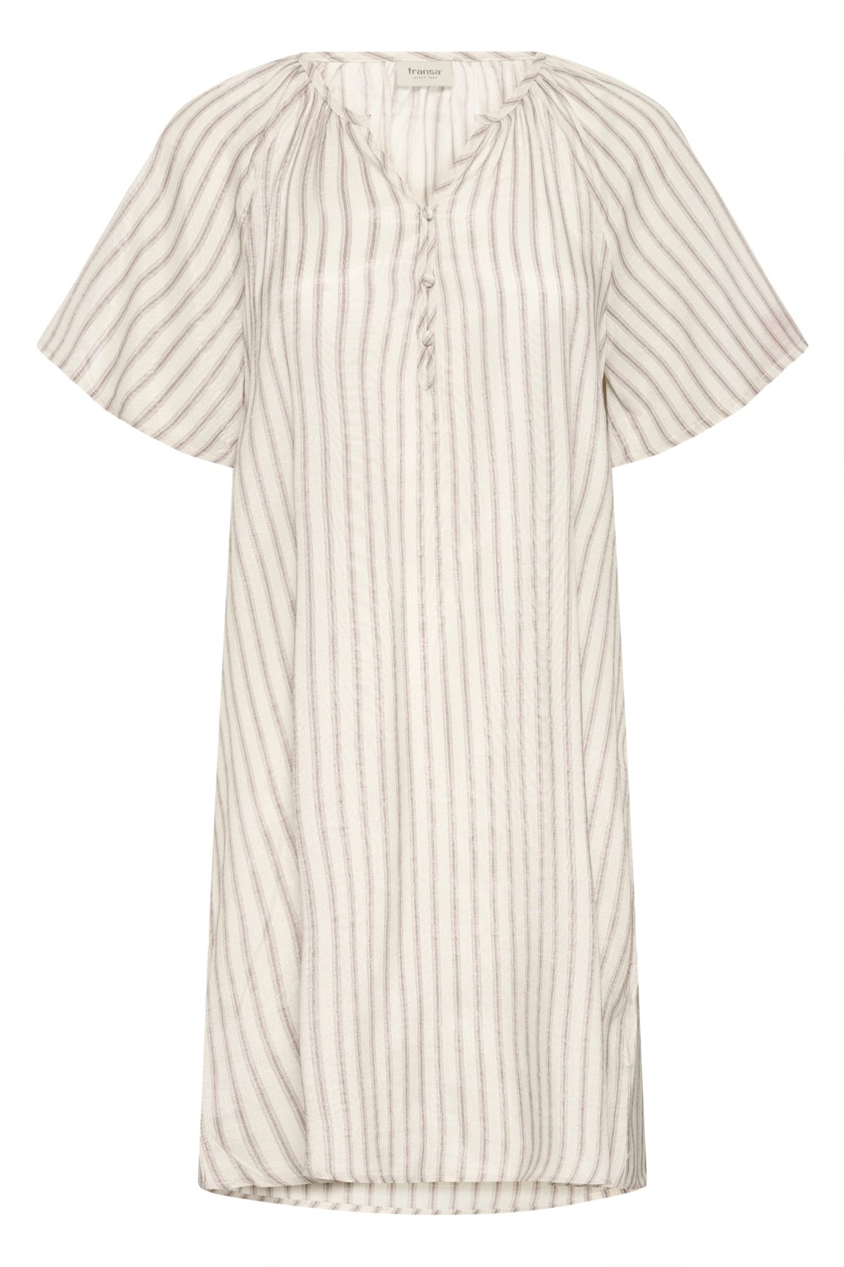 Fransa  FRALYSSA DRESS 1, Silver Mink stripe