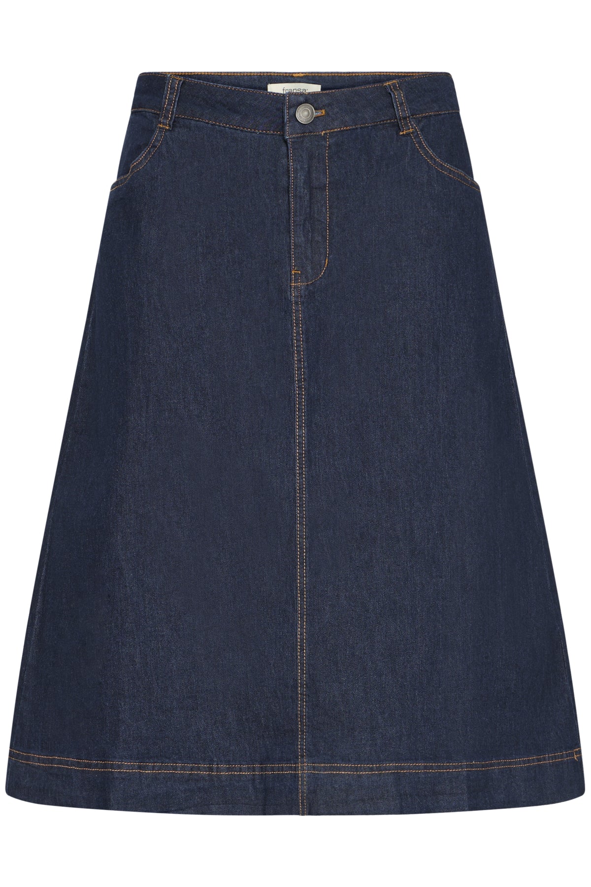 Fransa FRCHICAGO SKIRT 1, RAW BLUE DENIM