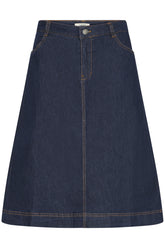 Fransa FRCHICAGO SKIRT 1, RAW BLUE DENIM