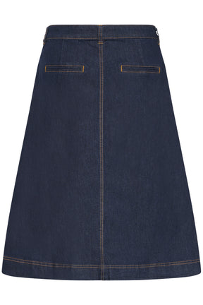 Fransa FRCHICAGO SKIRT 1, RAW BLUE DENIM