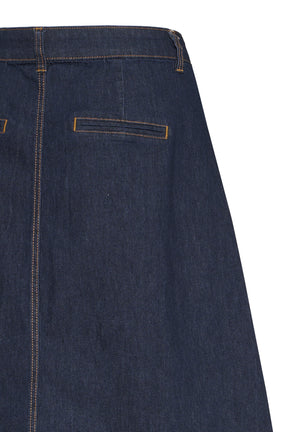 Fransa FRCHICAGO SKIRT 1, RAW BLUE DENIM