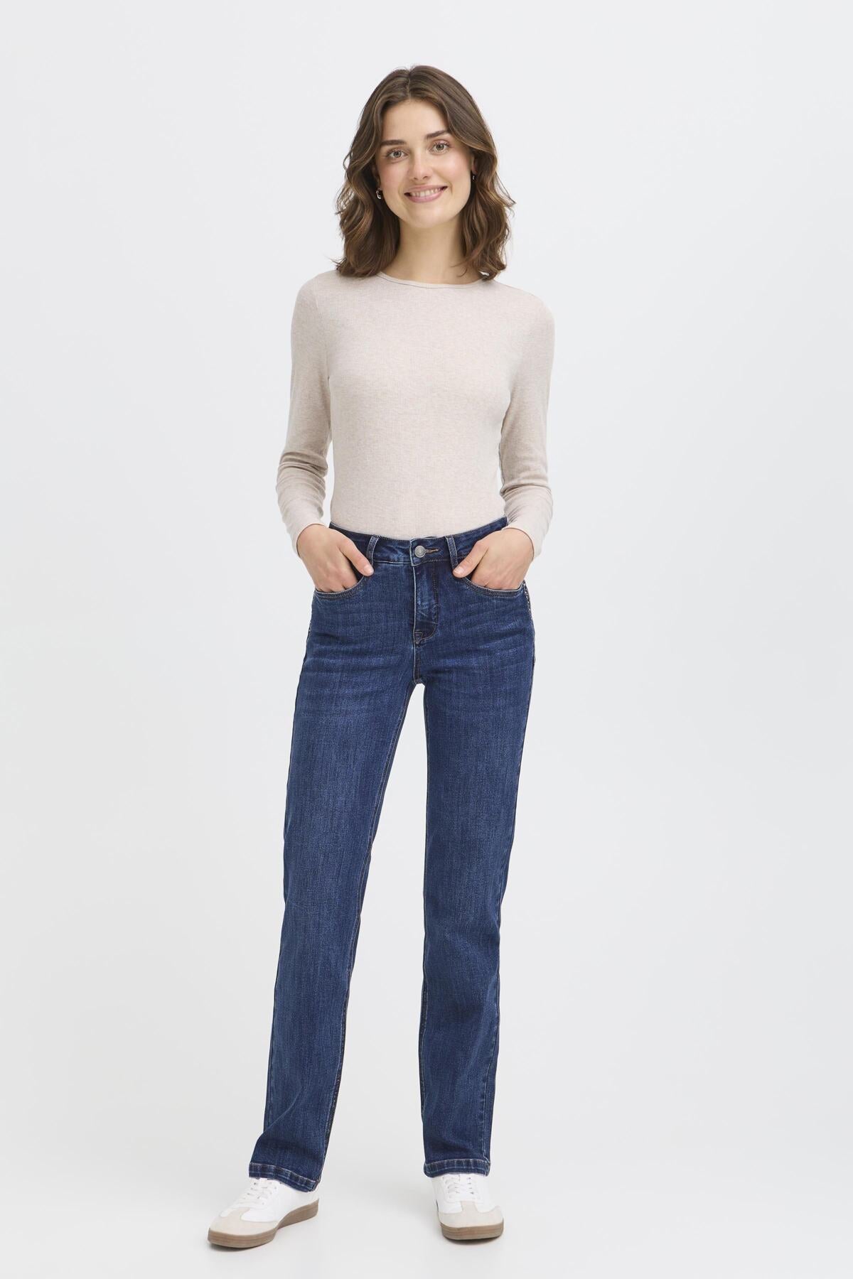 Fransa FRATLANTA PAM JEANS 2, DARK BLUE