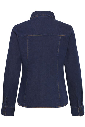 Fransa FRCHICAGO SHIRT 3, RAW BLUE DENIM