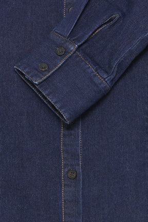 Fransa FRCHICAGO SHIRT 3, RAW BLUE DENIM