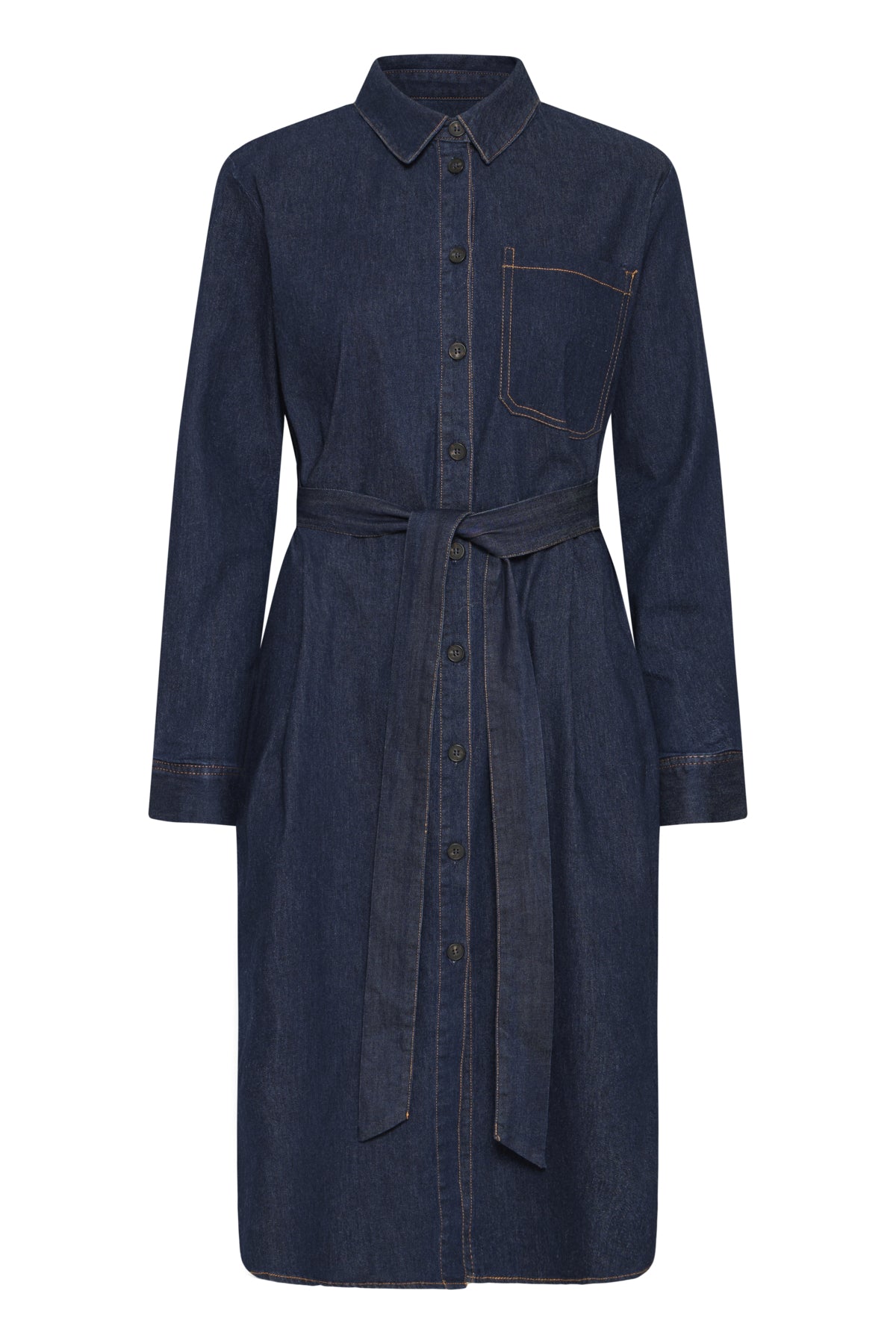 Fransa FRCHICAGO DRESS 4,  RAW BLUE DENIM