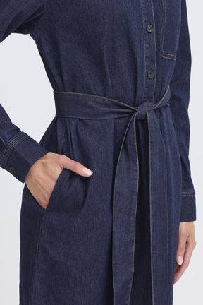 Fransa FRCHICAGO DRESS 4,  RAW BLUE DENIM