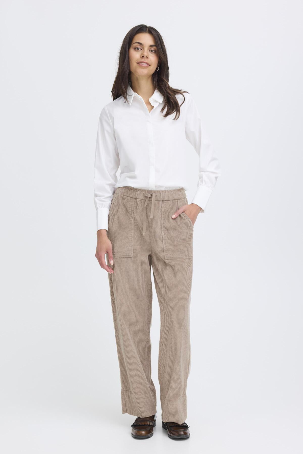 Fransa FRSALOMI PANTS 1, MOON ROCK