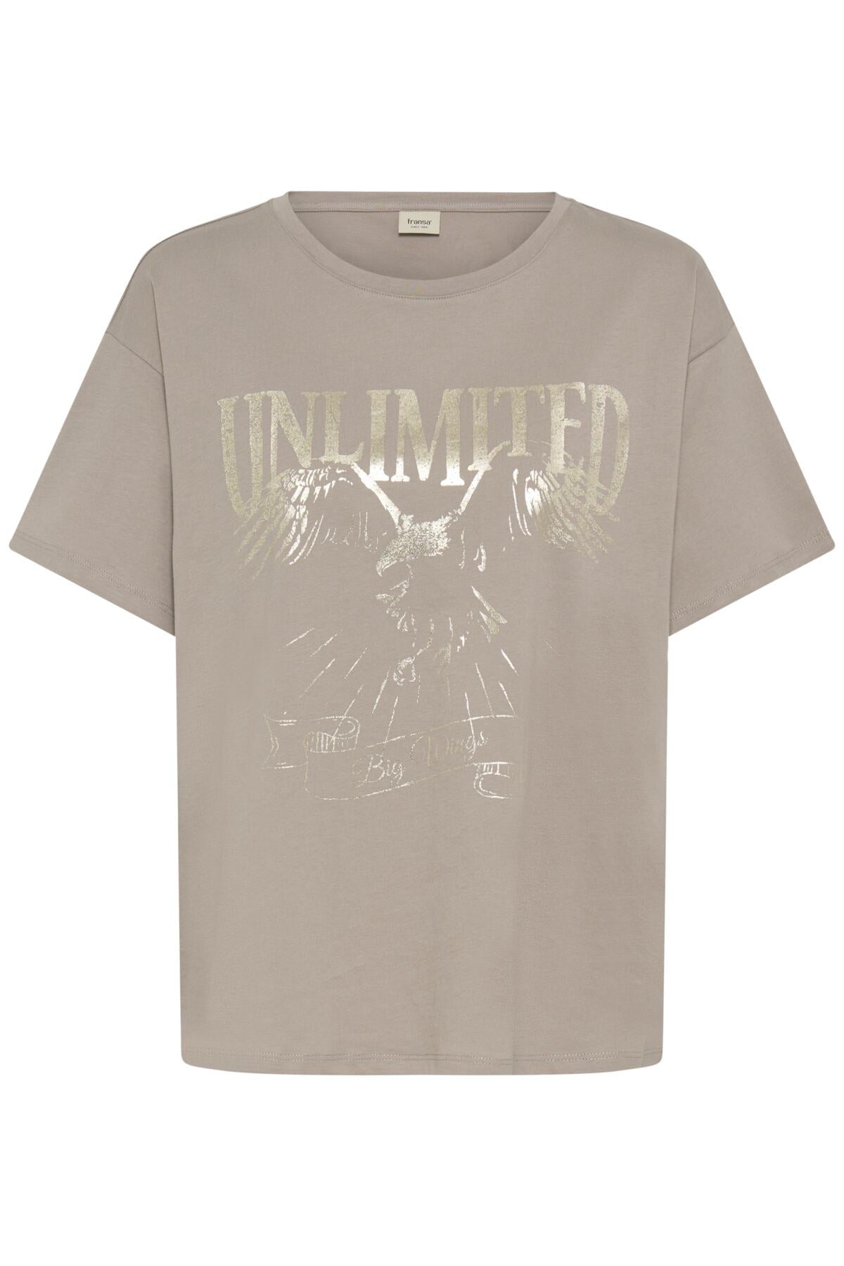 Fransa FRHAISLEY TEE 1,  MOON ROCK